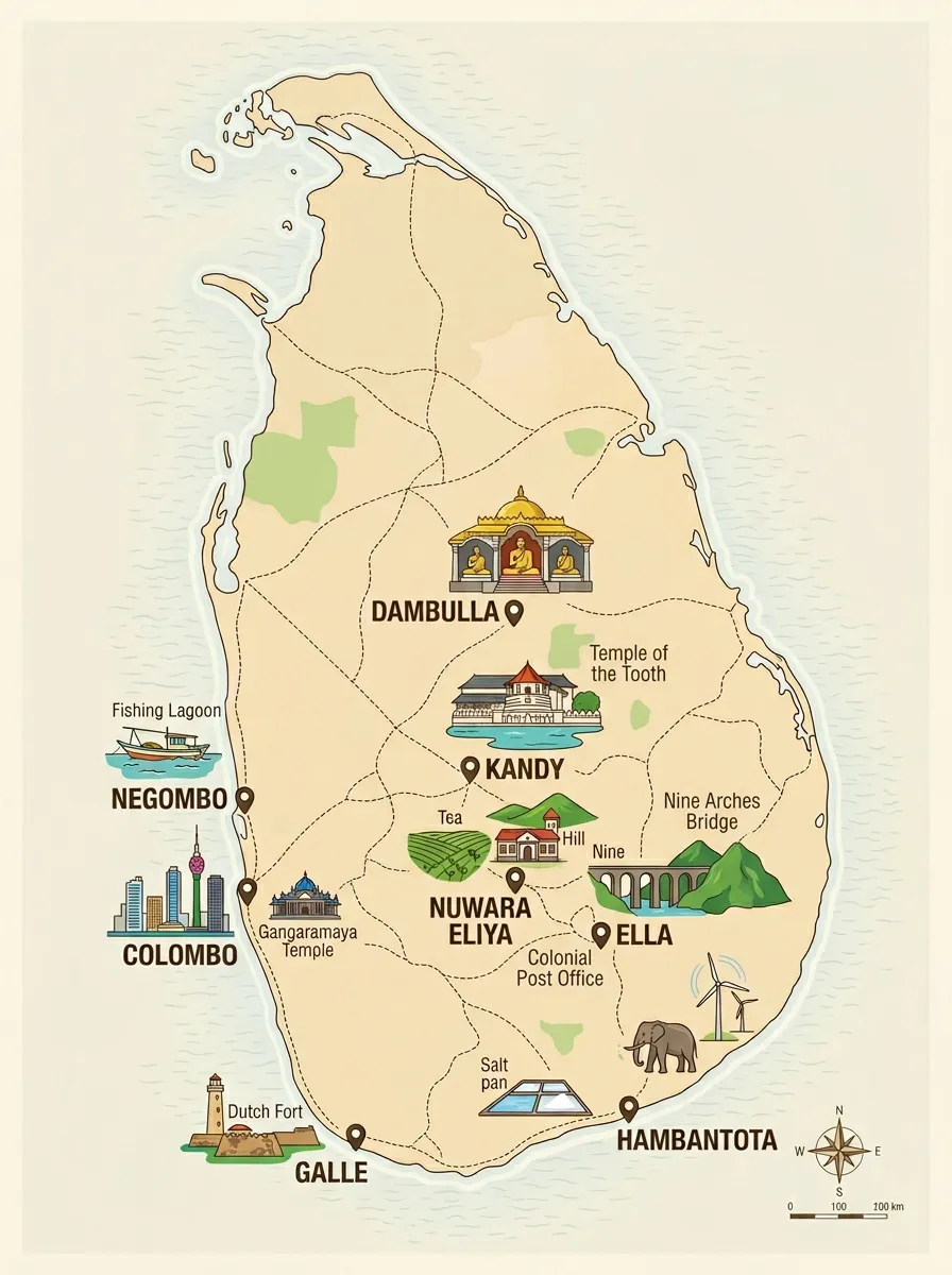 Forest Heritage Walk Tour Map