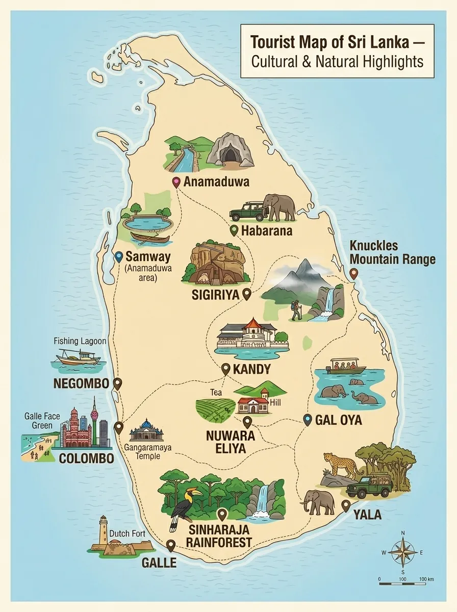 Nature Conservation Tour Tour Map